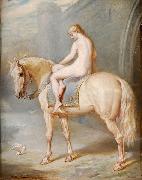 William Holmes Sullivan Lady Godiva oil painting